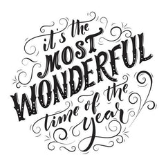 Most Wonderful Time Press Plate from the BetterPress Christmas Collection-3