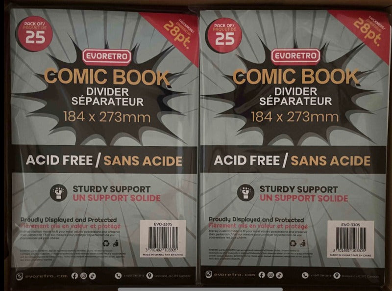 EVORETRO Remets Comic Book Divider 28 PT-7