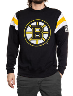 Boston Bruins Varsity Retro Style Crewneck Sweatshirt-1