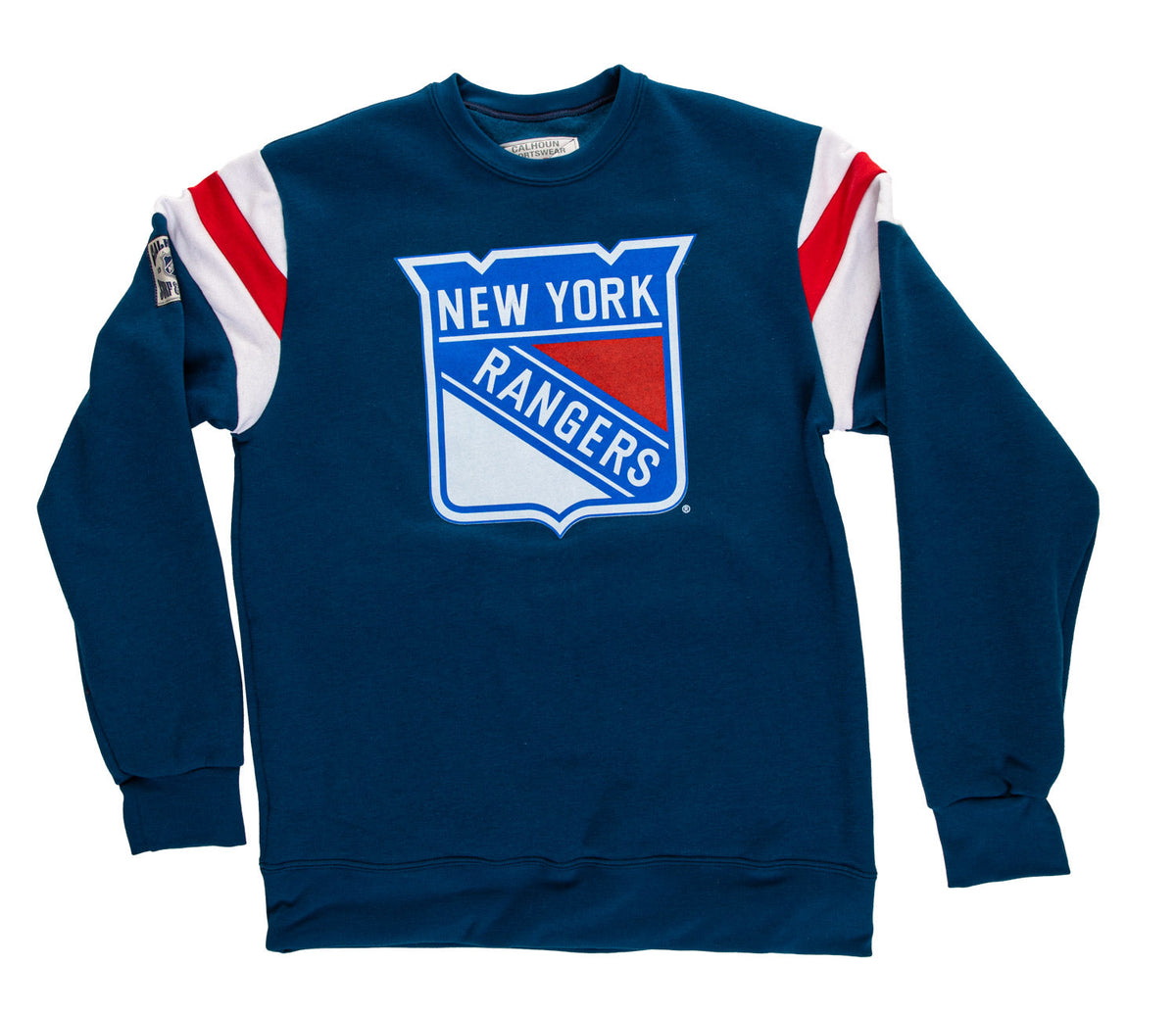 New York Rangers Varsity Retro Style Crewneck Sweatshirt-5