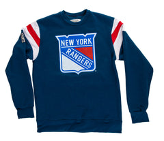 New York Rangers Varsity Retro Style Crewneck Sweatshirt-5