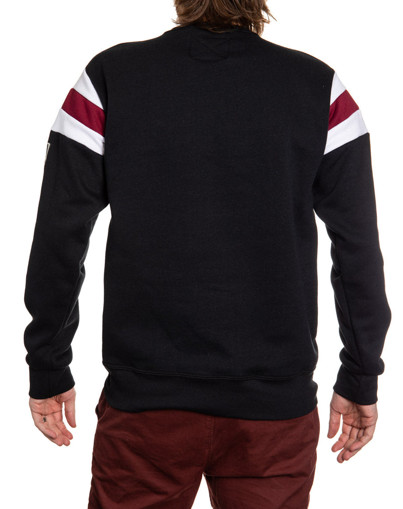 Colorado Avalanche Varsity Retro Style Crewneck Sweatshirt-3