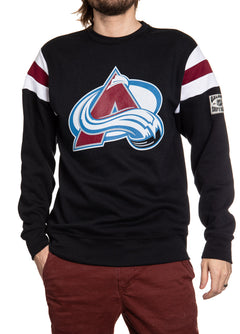 Colorado Avalanche Varsity Retro Style Crewneck Sweatshirt-1
