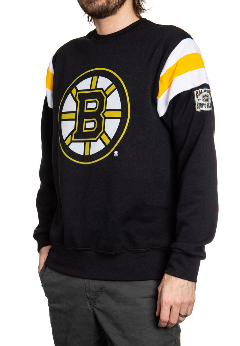 Boston Bruins Varsity Retro Style Crewneck Sweatshirt-2