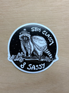 RACCOON Eco Vinyl Stickers-2