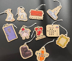 F.R.I.E.N.D.S Wooden Ornaments-1
