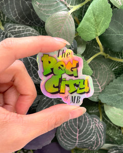The Peg City of MB Holographic Sticker-1
