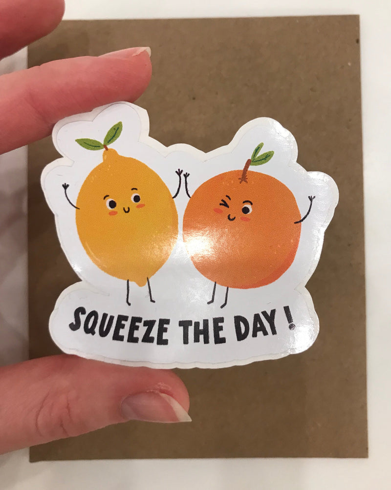Squeeze the day! Sticker-1