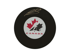 Ryan Suzuki Autographed Team Canada Autograph Model Puck-1