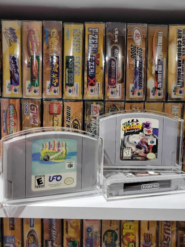 Acrylic Case for N64 Nintendo 64 Cartridge pack of 2-14