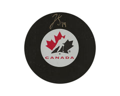 Jean-Luc Foudy Autographed Team Canada Autograph Model Puck-1
