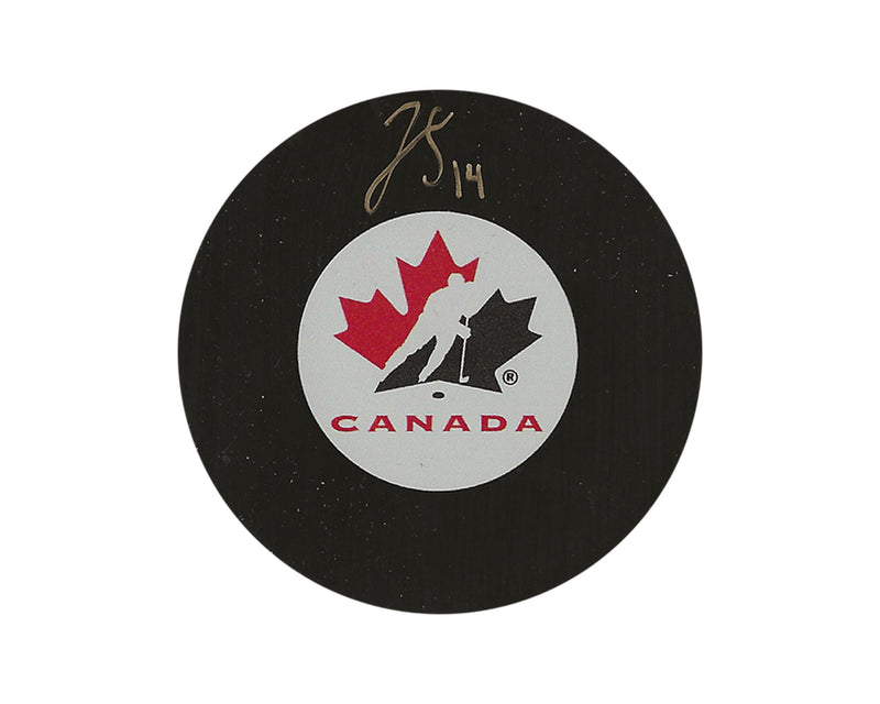 Jean-Luc Foudy Autographed Team Canada Autograph Model Puck-1