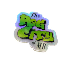 The Peg City of MB Holographic Sticker-2