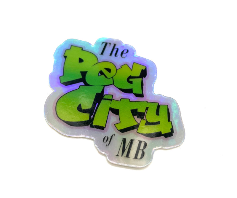 The Peg City of MB Holographic Sticker-2