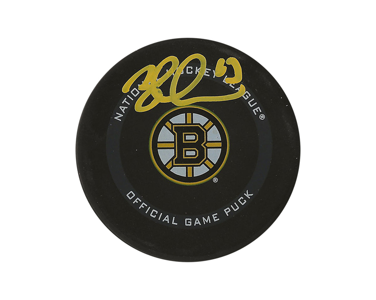 Brad Marchand Autographed Boston Bruins Official Game Puck-1