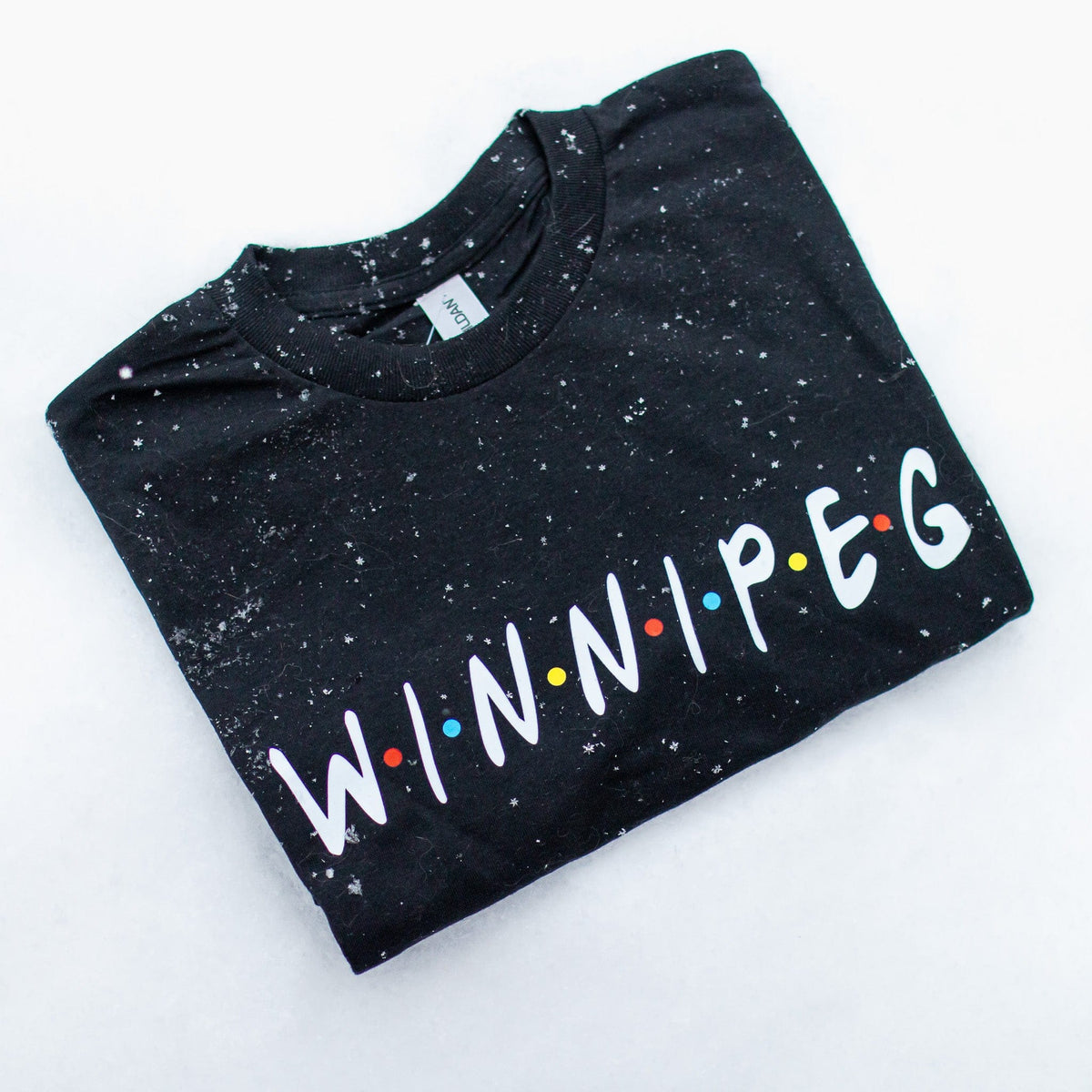 Winnipeg Friends Black T-shirt-1