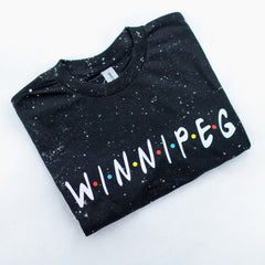 Winnipeg Friends Black T-shirt-1