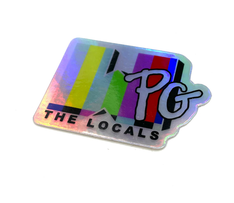 The Locals Wpg MTV Holographic Sticker-2