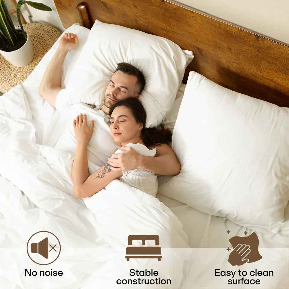 Frida Solid Wood Bed Frame-10