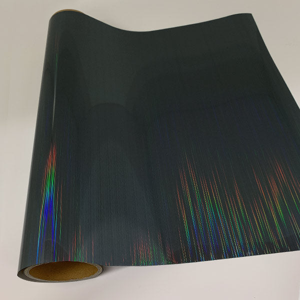 Craft HTV Holo Rain Black (Flex Foil)-2