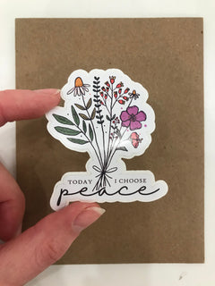 Today I Choose Peace Sticker-2