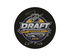 Joseph Woll Autographed 2016 NHL Draft Puck Inscribed "62nd Pick"-1