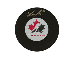 Will Cuylle Autographed Team Canada Autograph Model Puck-1