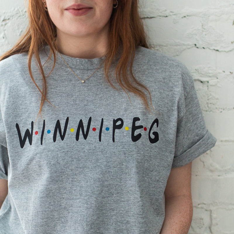 Winnipeg Friends Grey T-shirt-1