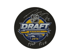 Nathan Bastian Autographed 2016 NHL Draft Puck Inscribed "41st Pick"-1