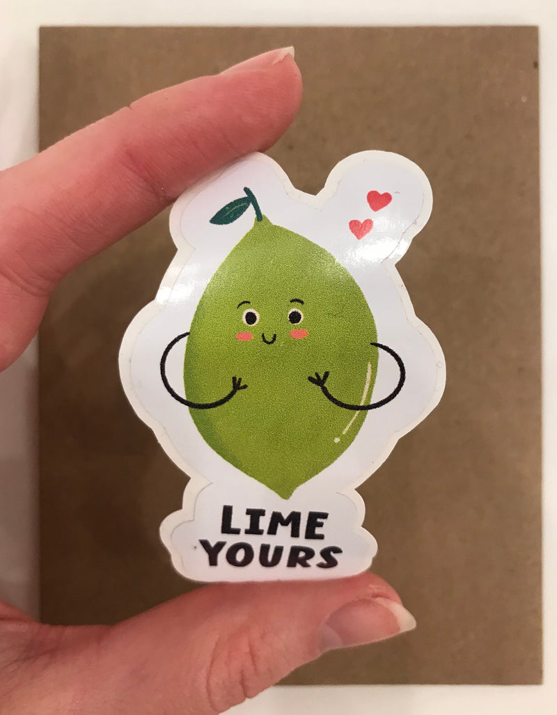 Lime Yours Sticker-2