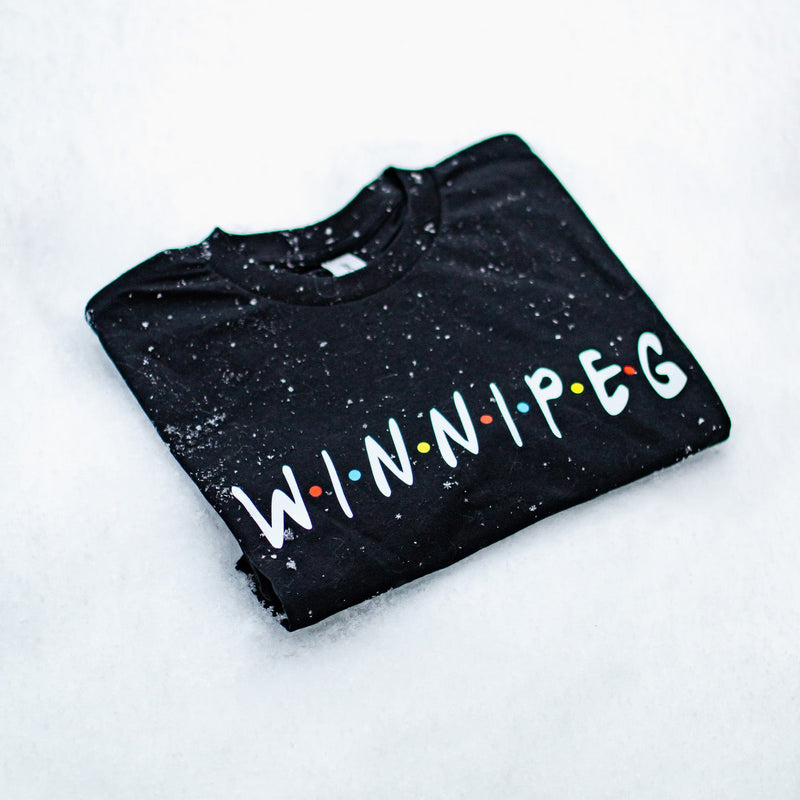 Winnipeg Friends Black T-shirt-2
