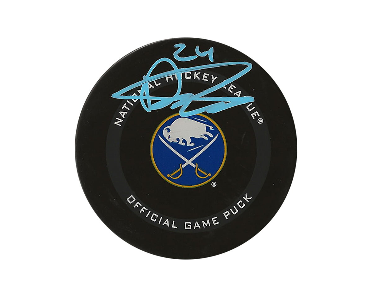 Dylan Cozens Autographed Buffalo Sabres Official Game Puck