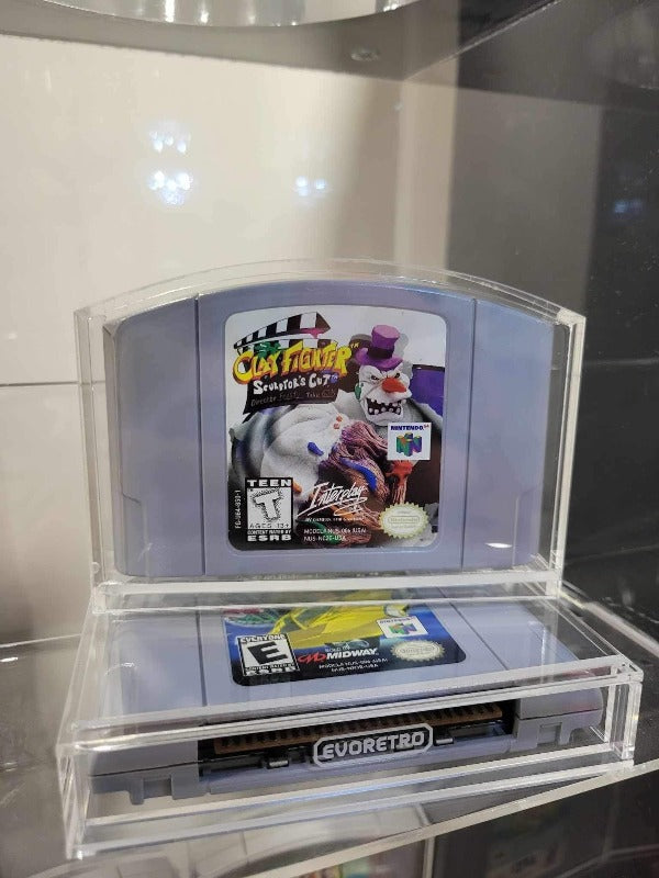 Acrylic Case for N64 Nintendo 64 Cartridge pack of 2-12