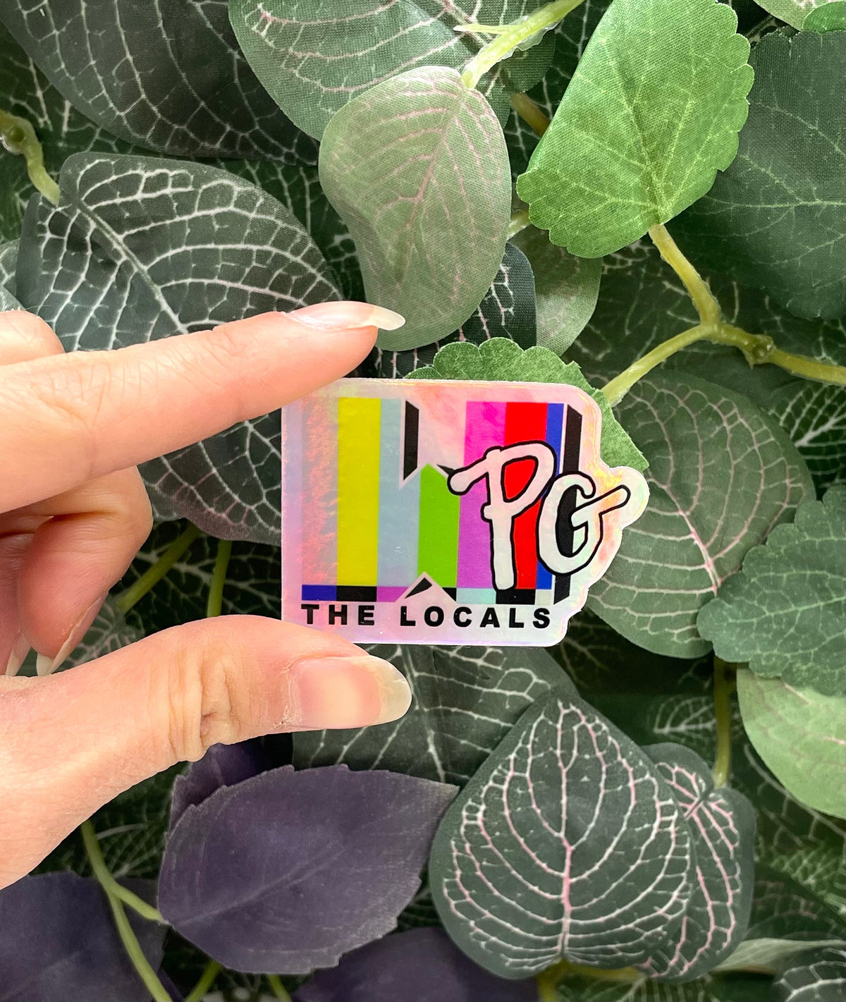 The Locals Wpg MTV Holographic Sticker-1