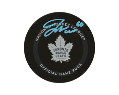 Joseph Woll Autographed Toronto Maple Leafs Official Game Puck-1
