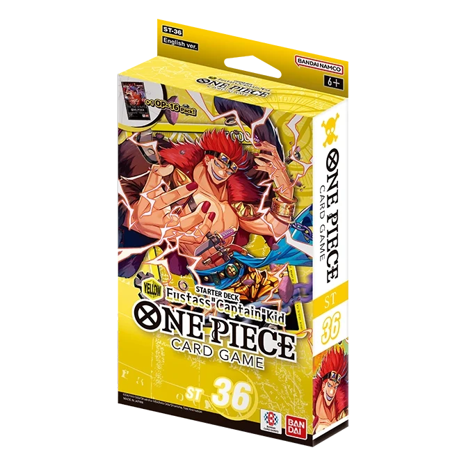 One Piece Card Game - Yellow Eustass"Captain"Kid - ST-36 - Starter Deck