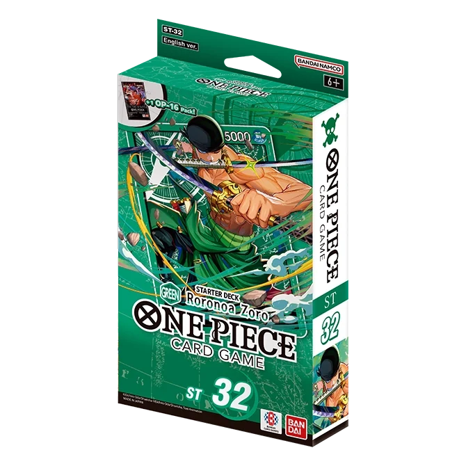 One Piece Card Game - Green Roronoa Zoro - ST-32 - Starter Deck
