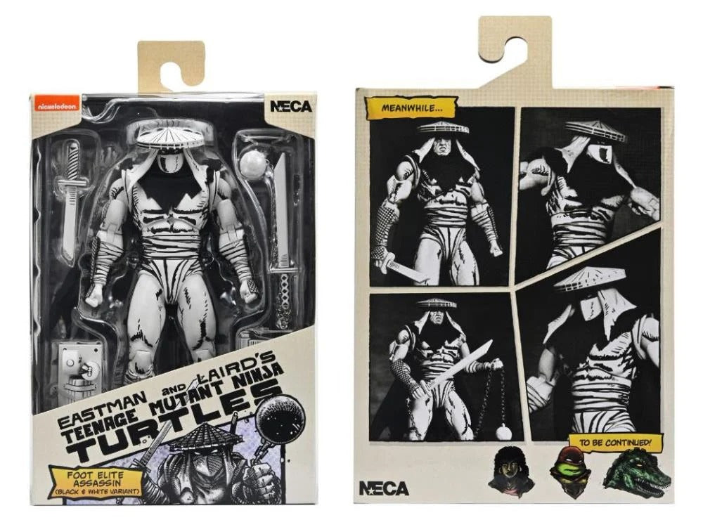 Teenage Mutant Ninja Turtles - Foot Elite Assassin (Mirage Comics Black & White Variant) Action Figure-7