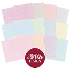 Hunkydory Essentials - Linen Insert Papers-1