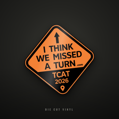 Autocollant découpé logo TCAT 2026 + ITWMAT - Édition limitée-1