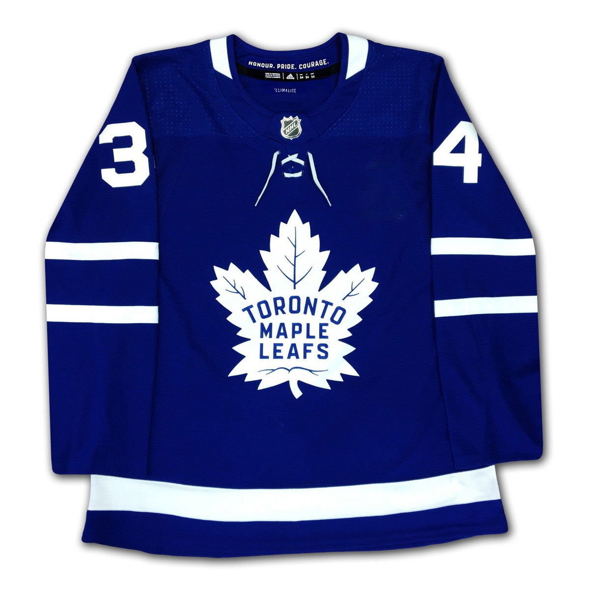 Auston Matthews Autographed Toronto Maple Leafs Blue Jersey-3