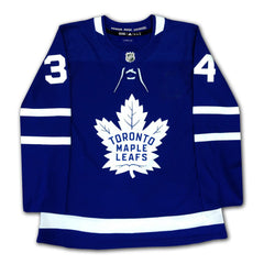 Auston Matthews Autographed Toronto Maple Leafs Blue Jersey-3