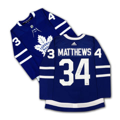 Auston Matthews Autographed Toronto Maple Leafs Blue Jersey-1