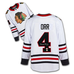 Bobby Orr Autographed Chicago Blackhawks White Jersey-1