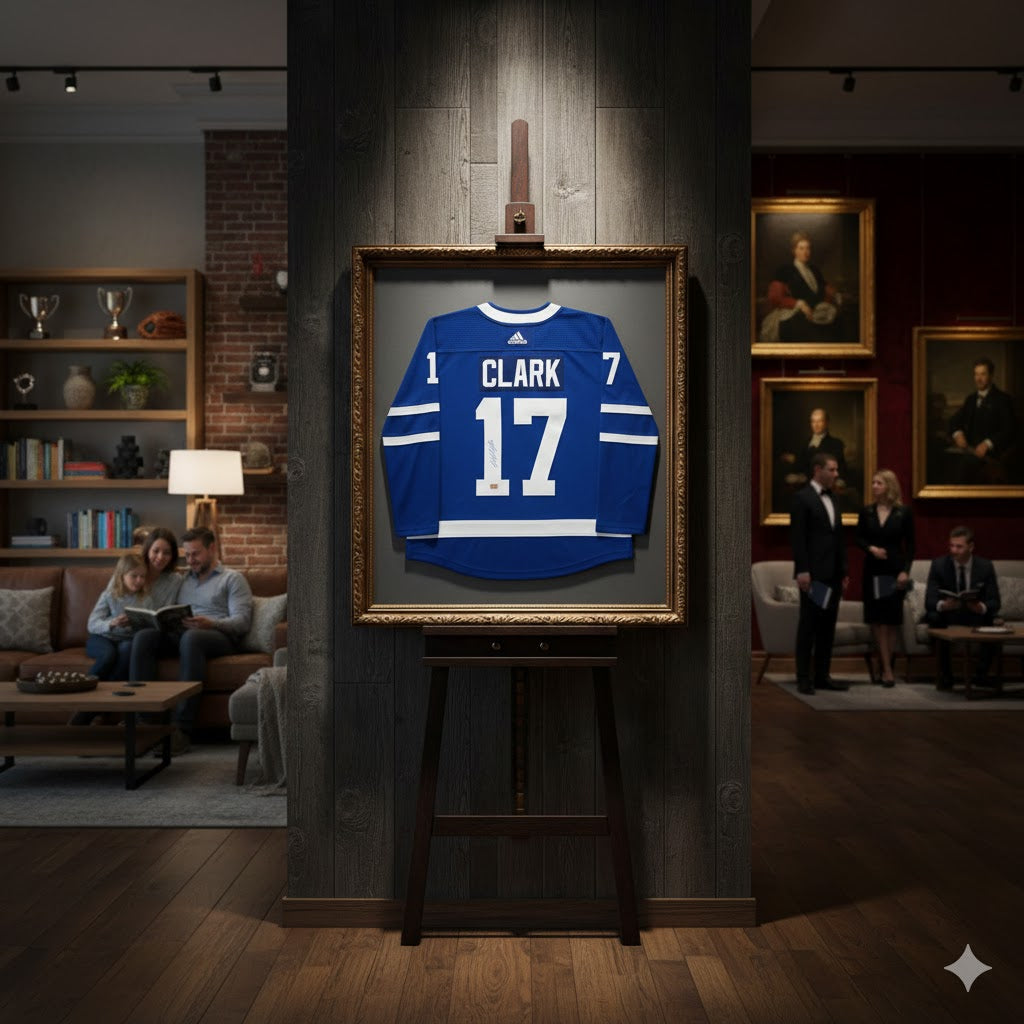 Wendel Clark Signed Adidas Toronto Maple Leafs Blue Jersey-5