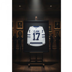 Wendel Clark Signed Adidas Toronto Maple Leafs White Jersey-4
