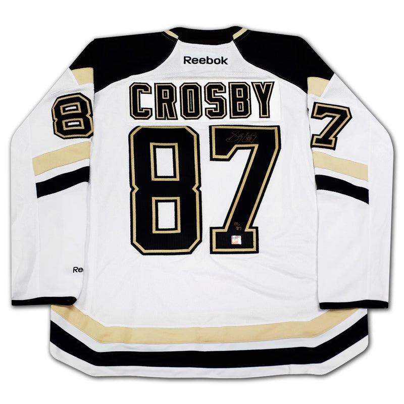 Sidney Crosby Autographed Pittsburgh Penguins White Jersey /87-2