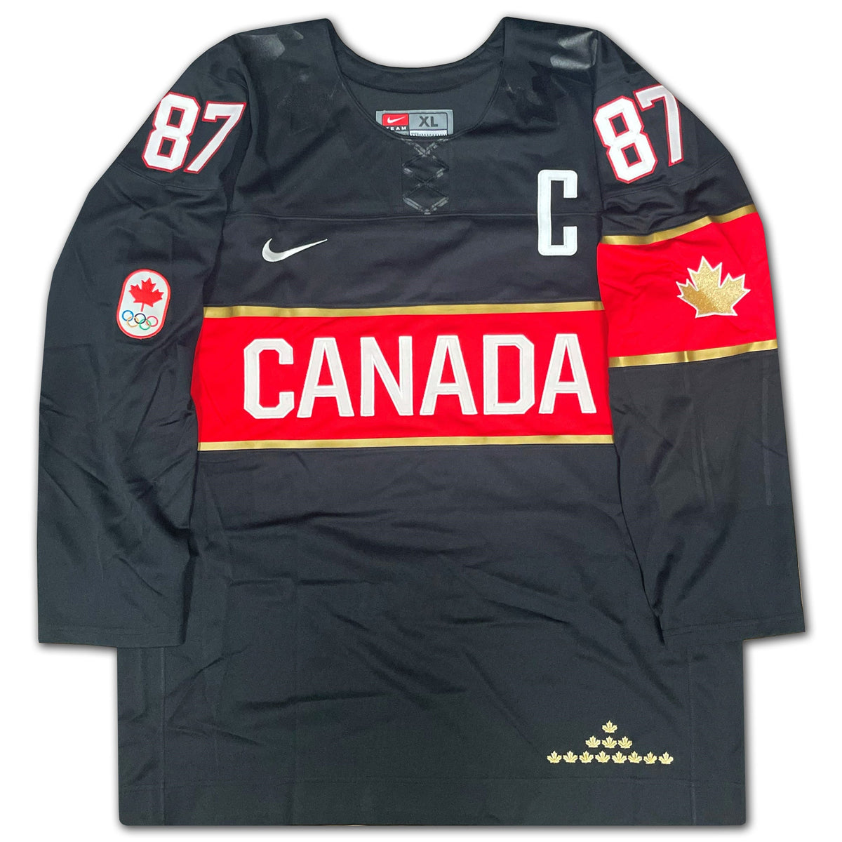 Sidney Crosby Signed 2014 Team Canada Black Jersey-3