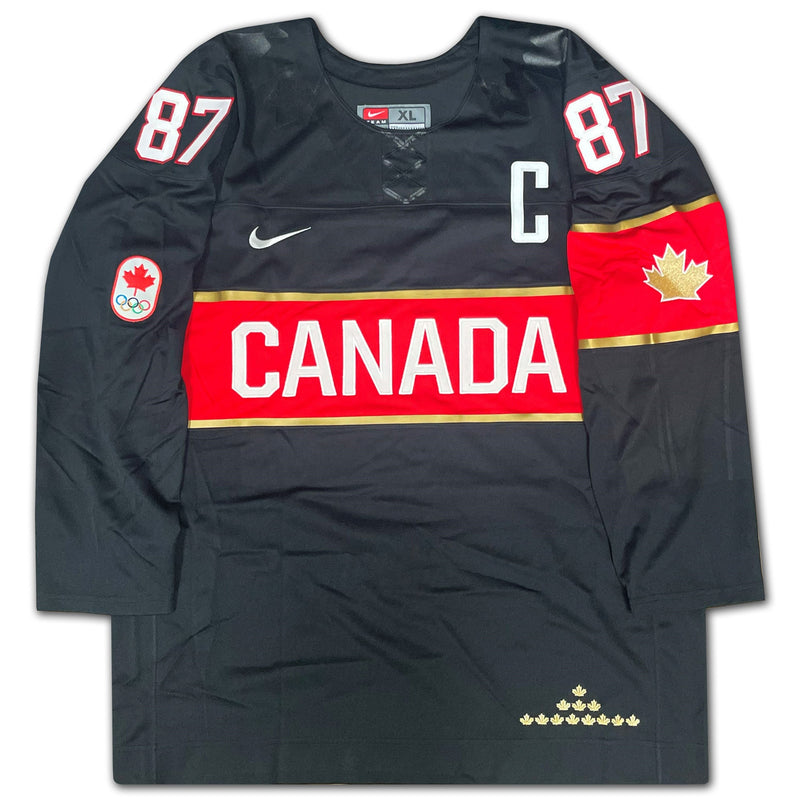 Sidney Crosby Signed 2014 Team Canada Black Jersey-3