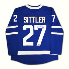 Darryl Sittler Autographed Toronto Maple Leafs Blue Jersey-2